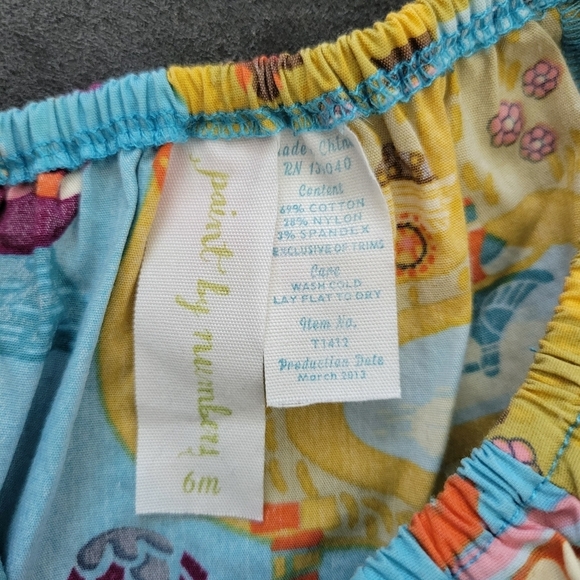 Matilda Jane Paint by Numbers Baby Girl 6 Months Short Sleeve Shirt Duck Boat - Picture 6 of 6